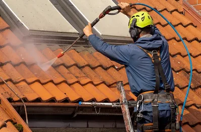 Démoussage et hydrofuge de toiture à Plazac
